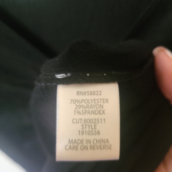 Max Studio Cinched Front Flutter Sleeve Midi Dress Size Medium - Picture 5 of 8